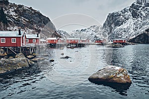 Nusfjord fishing village in Norway