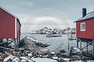 Nusfjord fishing village in Norway