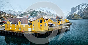 Nusfjord fishing village in Norway