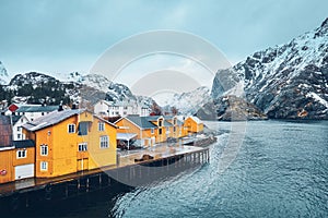 Nusfjord fishing village in Norway