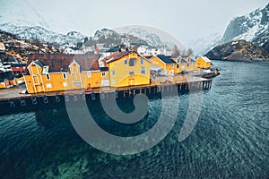 Nusfjord fishing village in Norway