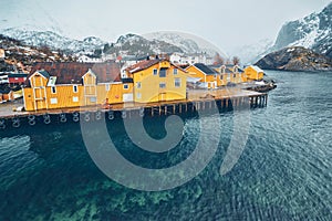 Nusfjord fishing village in Norway