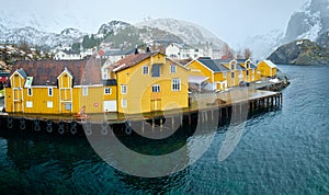 Nusfjord fishing village in Norway