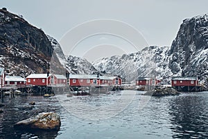 Nusfjord fishing village in Norway