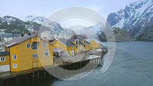 Nusfjord fishing village in Norway