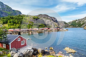 Nusfjord fishing village and UNESCO World Heritage Site Nusfjord