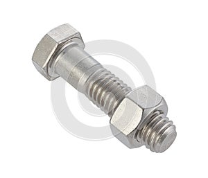 Nut and Bolt isolated