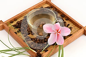 Nut grass, Coco grass Cyperus rotundus L. tea for health.