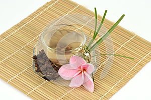 Nut grass, Coco grass Cyperus rotundus L. tea for health.