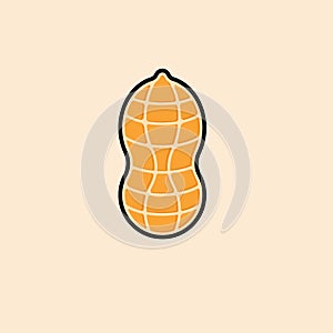 Nut Icon Illustration
