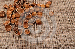 Nut Kernels, Hazelnuts Pile, Healthy Organic Nuts Group, Nut Kernels