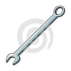 Nut wrench.Car single icon in cartoon style vector symbol stock illustration web.