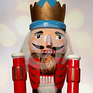 Nutcracker german isolated soldier figure christmas decoration