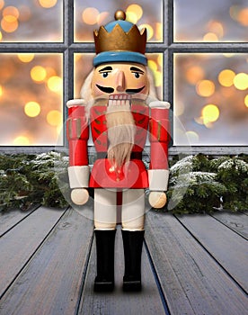 Nutcracker german soldier figure christmas decoration window