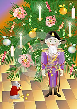 Nutcracker and King of mice (vector)