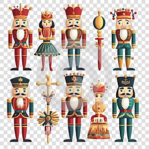Nutcracker set illustration