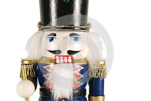 Nutcracker on white