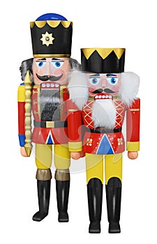 Nutcrackers isolated on white
