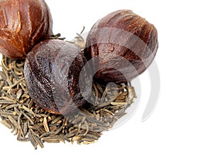 Nutmeg or Jaifal Spice with Zira seed