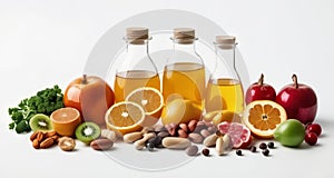 Nutrient-rich fruits and seeds, perfect for a healthy diet