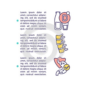 Nutrients and health benefits concept icon with text