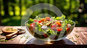 nutrition eating healthy food salad