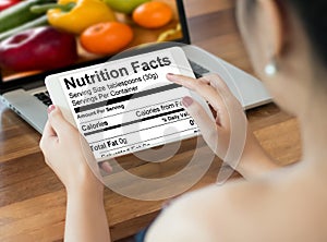 Nutrition facts Gluten img