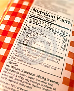 Nutrition Facts