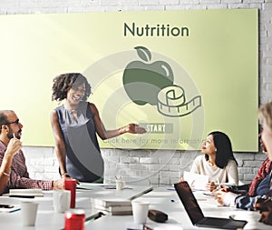 Nutrition Healthy Eating Diet Food Nourishment Concept photo