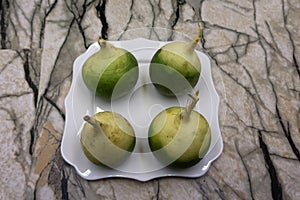 Nutrition object reen radish on white background .