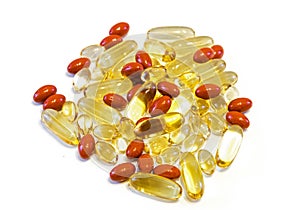 Nutritional supplement capsules.