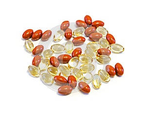 Nutritional supplement capsules.