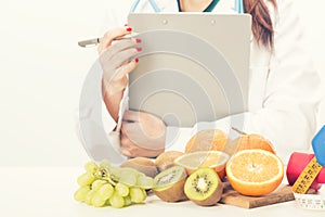 Nutritionist doctor woman