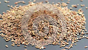 Nutritious and healthy flaxseeds