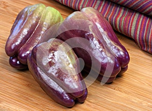 Nutritious Purple Bell Peppers photo
