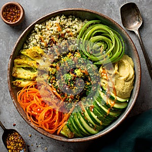 Nutritious Quinoa and Vegetable Power Bowl