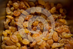 Nuts and dried fruits for making handmade chocolates and candies in a workshop