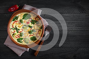 Nuts mix in a metallic bowl