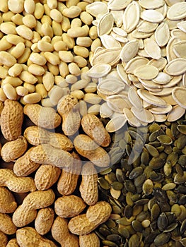 Nuts and pumpkin seeds