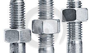 Nuts on screws