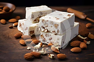 Nutty nougat. Generate Ai