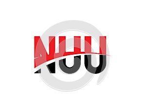 NUU Letter Initial Logo Design Vector Illustration photo