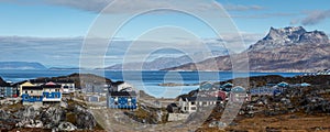 Nuuk city landscape