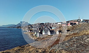 Nuuk house's sermitsiaq