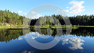 Nuuksio lake reflection