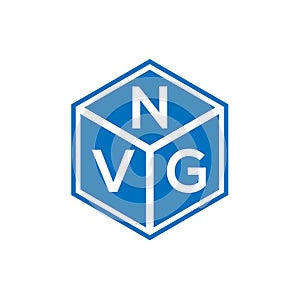NVG letter logo design on black background. NVG creative initials letter logo concept. NVG letter design.NVG letter logo design on