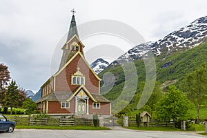 Ny Kirke New Church - Olden, Norway photo