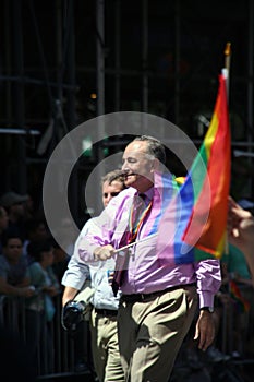 NY senator Chuck Schumer