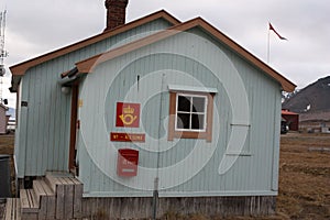 Ny-Ãâ¦lesund the Post Office, Svalbard photo