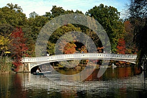 NYC: 1864 Bow Bridge in Central Park